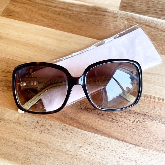 kate spade Accessories - Kate Spade Lulu Square Tortoise Shell Sunglasses